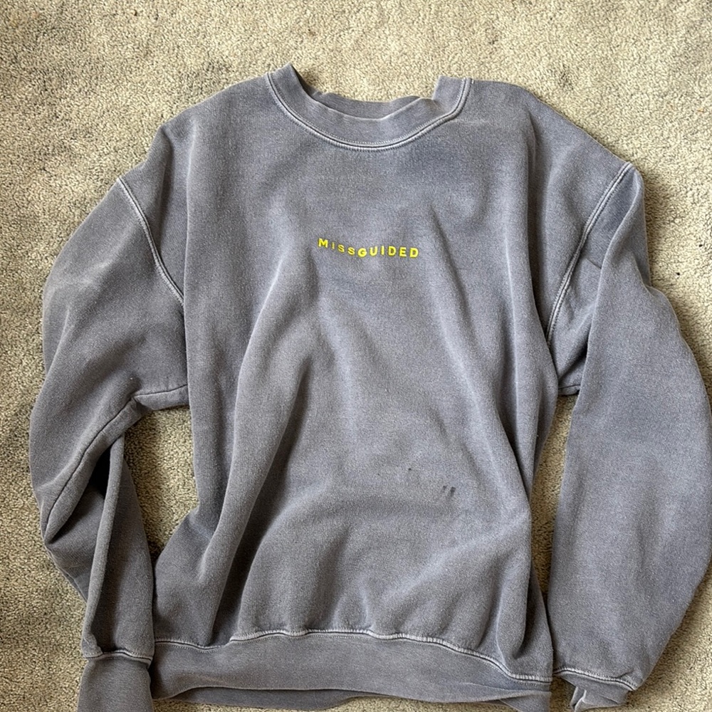 Missguided Gray Women’s crewneck